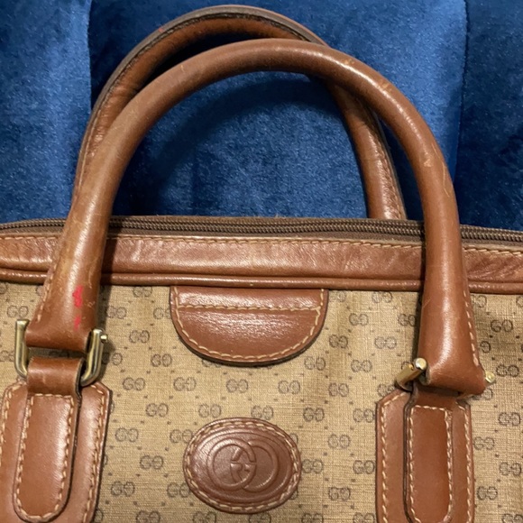 Vintage Gucci Tan/Light Brown Satchel - Picture 4 of 11